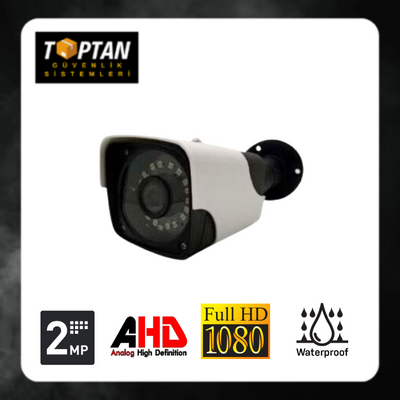 2 MP 18 SMD LED 1080P AHD Metal Kasa Dış Mekan Bullet Kamera Arna-2418