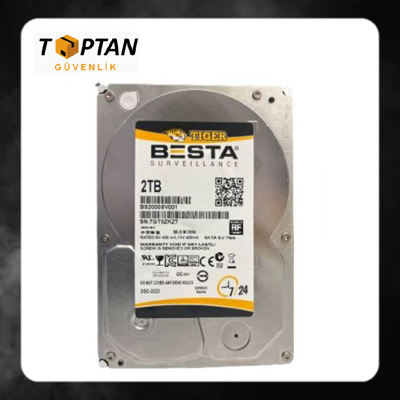 BESTA TIGER 2 TB BS2000SV001 3,5" 5900 RPM 7/24 GÜVENLİK HARDDİSK