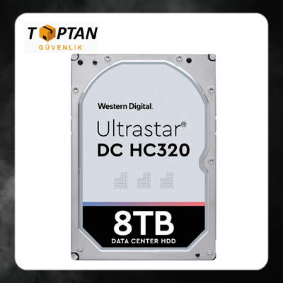 Western Digital Ultrastar 8 TB Dc HC320 HUS728T8TALE 600 SATA III 7200 RPM 3,5"  Harddisk