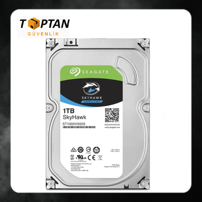 Seagate Skyhawk 3,5" 1tb 64MB ST1000VX005, 5900 RPM Güvenlik Harddiski