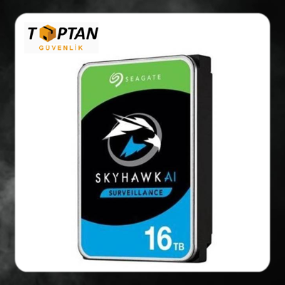 Seagate Skyhawk AI 16 TB  ST16000VE002 SATA 3 7200RPM 256MB GÜVENLİK HARDDİSKİ