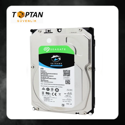 Seagate 3 TB Skyhawk ST3000VX009 SATA 3.0 5900 RPM 3.5" Günvenlik Harddiski