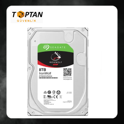 Seagate IronWolf 8 TB ST8000VN004 7200RPM 256MB Cache 3.5" Sata 3 Hard Disk