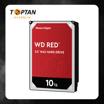 Western Digital RED NAS 10 TB WD101EFAX 3.5" 5400 RPM GÜVENLİK HARDDİSKİ