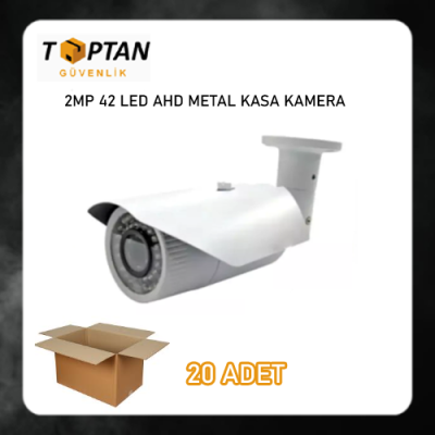 2 Mp 42 Led Ahd Metal Kasa Gece Görüşlü Güvenlik Kamerası ARNA-2342 20'Lİ KOLİ