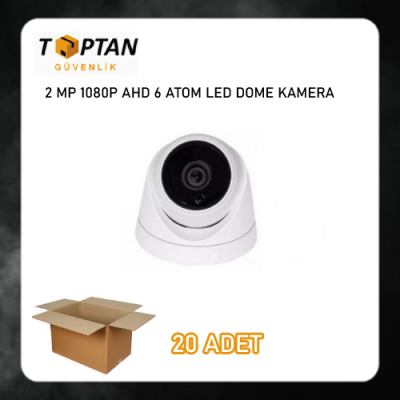 2 MP 1080P AHD 6 ATOM LED DOME GÜVENLİK KAMERASI ARNA-2106 20 ADET