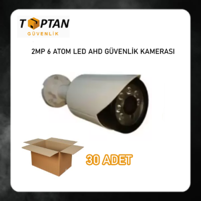 2 MP 1080P 6 Atom Led Gece Görüşlü Ahd Güvenlik Kamerası ARNA-2126 30 Adet Avantajlı Koli