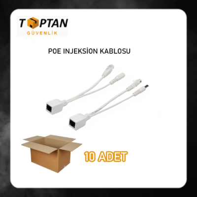 POE INJEKSİON KABLOSU 10 ADET EKONOMİK PAKET ARNA-6015