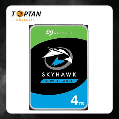 Seagate Skyhawk 4 TB 3.5 5900 RPM SATA 3 Güvenlik Harddiski