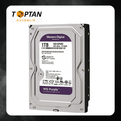 WD Purple 1 TB Intellipower Sata 3.0 64Mb 3,5" Güvenlik Diski 7x24