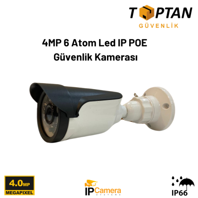 BESTA 4MP 6 Atom Led IP POE Güvenlik Kamerası BT-1042