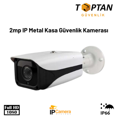 2 MP 1080P Metal Kasa IP Güvenlik Kamerası ARNA-1092