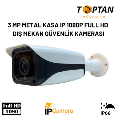 3 MP METAL KASA IP 1080P FULL HD DIŞ MEKAN GÜVENLİK KAMERASI ARNA-1093