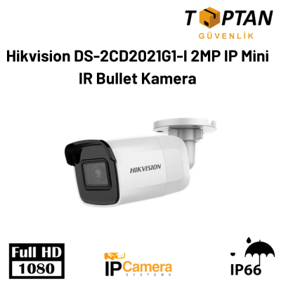 Hikvision DS-2CD2021G1-I 2MP IP Mini IR Bullet Kamera