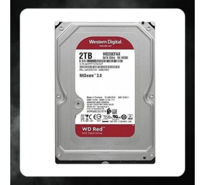 Western Digital Red 2 TB WD20EFAX SATA 3.0 5400 RPM 3.5" Harddisk