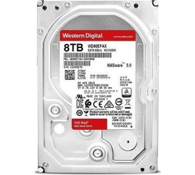 Western Digital 8 TB WD80EFAX SATA 3.0 5400 RPM 3,5" 256 MB HARDDİSK