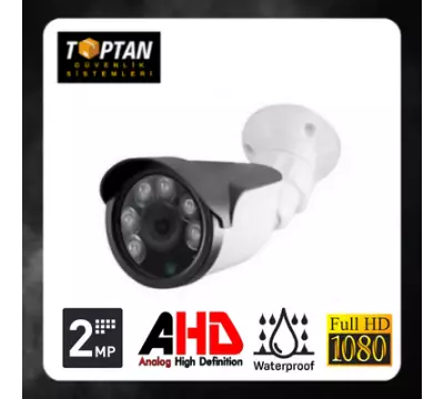 2 MP Ahd 1080P 6 Atom Led Bullet Güvenlik Kamerası ARNA-2136