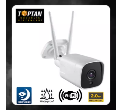 2 MP DIŞ MEKAN WİFİ METAL KASA KABLOSUZ GÜVENLİK KAMERASI ARNA-1260