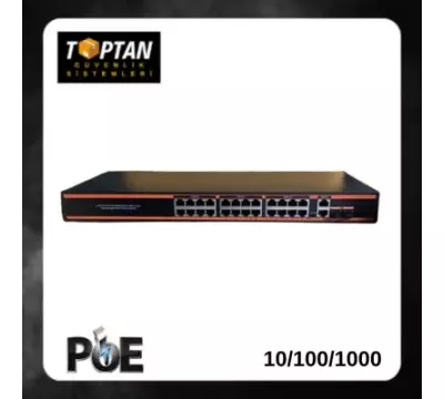 24 PORT 10/100/1000 POE SWITCH