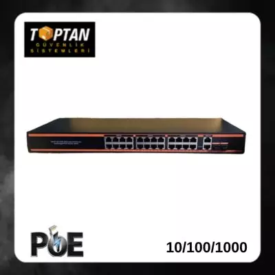 24 PORT 10/100/1000 POE SWITCH