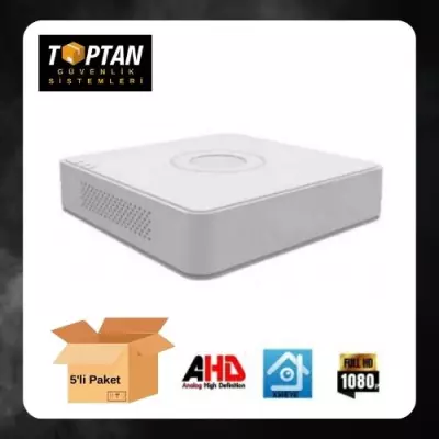 4 KANAL AHD 1080N H265+ 5IN1 HİBRİT DVR XMEYE KAMERA KAYIT CİHAZI ARNA-4042 EKONOMİK 5'Lİ PAKET