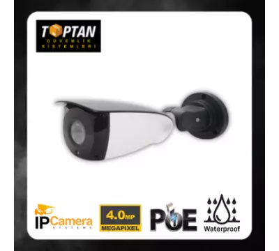 4 MP IP POE 42 LED BULLET GÜVENLİK KAMERASI - 1437