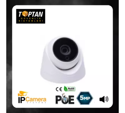 5 MP 36 LED IP POE SESLİ DOME GÜVENLİK KAMERASI ARNA-1336