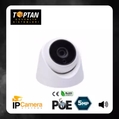 5 MP 36 LED IP POE SESLİ DOME GÜVENLİK KAMERASI ARNA-1336