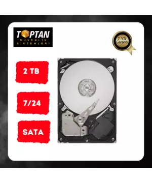 2 Tb Güvenlik Harddiski 7/24 5900 Rpm Kamera Sistemleri İçin