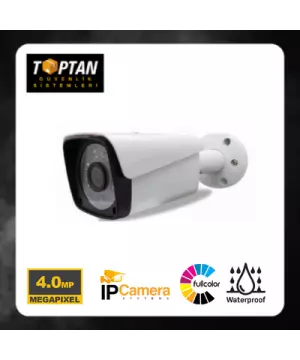 8 ATOM WARM LED 4MP IP POE GÜVENLİK KAMERASI - 21408