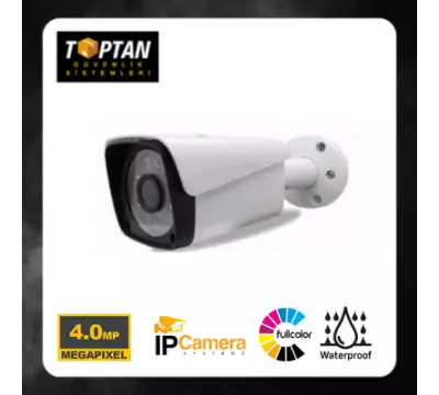 8 ATOM WARM LED 4MP IP POE GÜVENLİK KAMERASI - 21408