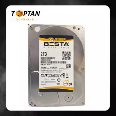 BESTA TIGER 2 TB BS2000SV001 3,5" 5900 RPM 7/24 GÜVENLİK HARDDİSK