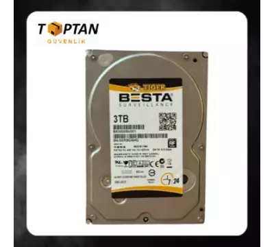 BESTA TIGER 3 TB BS3000SV001 3,5" 5900 RPM 7/24 GÜVENLİK HARDDİSK