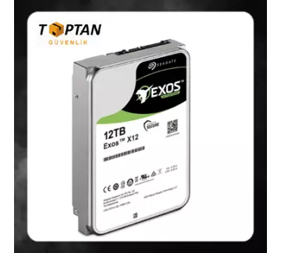 Seagate EXOS 12 TB  ST12000NM0008 3.5" 7200 RPM SATA 3 GÜVENLİK HARDDİSK