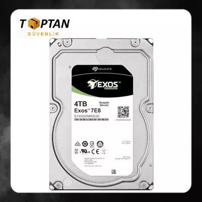 Seagate EXOS 4 TB  ST4000NM0035 SATA 3 3.5" GÜVENLİK HARD DİSK