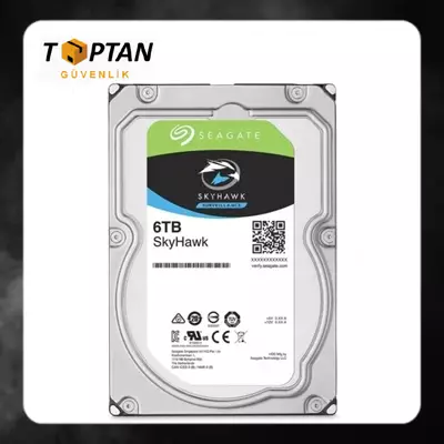 Seagate SKYHAWK ST6000VX001 6 TB 256 MB 5900 RPM GÜVENLİK HARD DİSKİ