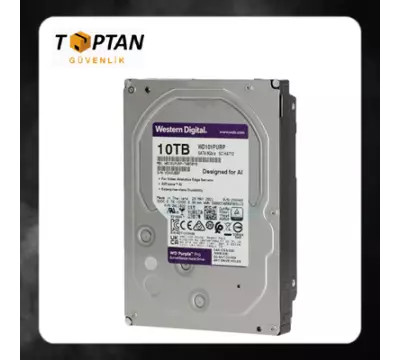 WD Purple 10 TB WD101PURP 3.5" 7200 RPM SATA 3.0 GÜVENLİK HARDDİSK