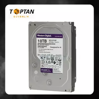 WD Purple 10 TB WD101PURP 3.5" 7200 RPM SATA 3.0 GÜVENLİK HARDDİSK