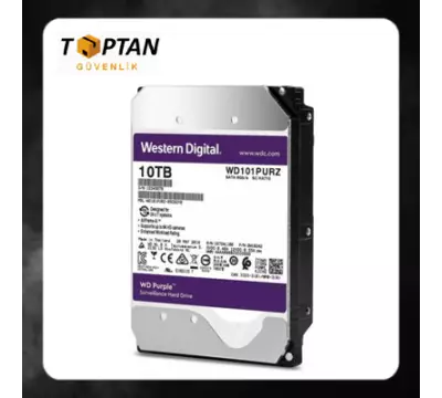 WD Purple 10 TB WD101PURZ 3.5" SATA 3 7200 RPM Güvenlik Harddiski