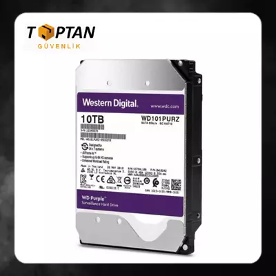 WD Purple 10 TB WD101PURZ 3.5" SATA 3 7200 RPM Güvenlik Harddiski