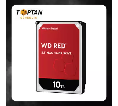 Western Digital RED NAS 10 TB WD101EFAX 3.5" 5400 RPM GÜVENLİK HARDDİSKİ