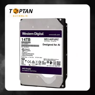 WESTERN DIGITAL 14 TB WD140PURZ GÜVENLİK DİSKİ