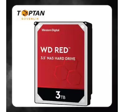 Western Digital RED 3 TB WD30EFAX 5400 RPM SATA 3 3.5 inç NAS HARDDİSK