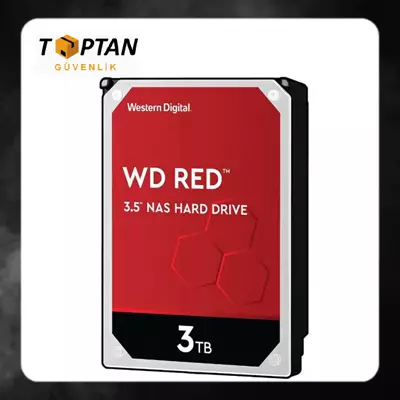 Western Digital RED 3 TB WD30EFAX 5400 RPM SATA 3 3.5 inç NAS HARDDİSK