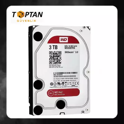 Western Digital 3.5" 3 TB Red NAS WD30EFRX SATA 3.0 5400 RPM Güvenlik Harddiski