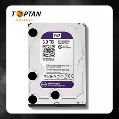 Western Digital 3 Tb 3.5" intellipower Purple Av-Gp 64Mb Sata WD30PURX