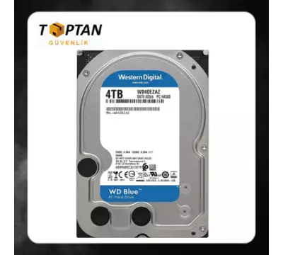 Western Digital BLUE 4 TB  WD40EZAZ SATA 3.0 5400 RPM 3.5" GÜVENLİK HDD