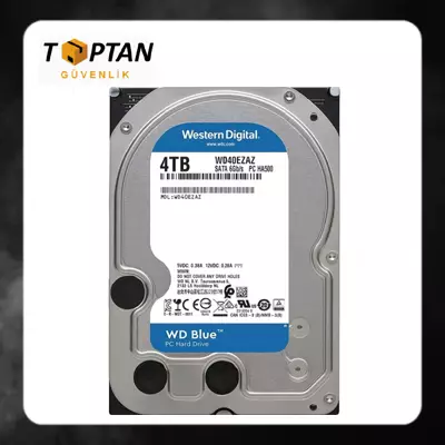 Western Digital BLUE 4 TB  WD40EZAZ SATA 3.0 5400 RPM 3.5" GÜVENLİK HDD