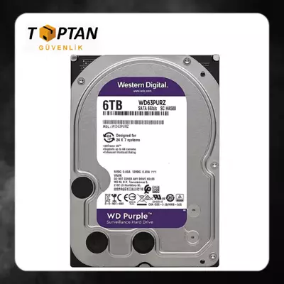 Western Digital Purple 6 TB WD63PURZ SATA 3.0 5400 RPM 3.5"  Harddisk