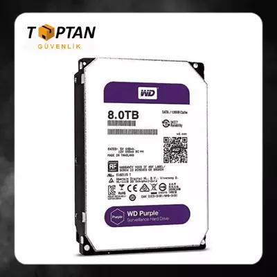 Western Digital 8 TB WD80PURZ 5400 RPM 128 MB SATA III HARDDİSK